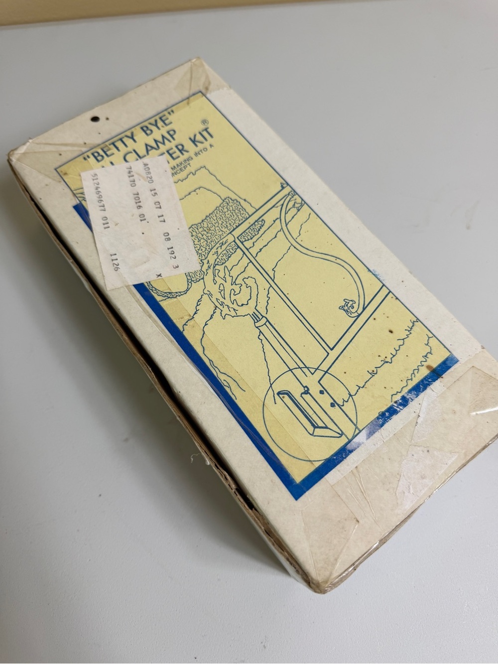 Vintage Betty Bye U-Clamp Adapter Frame Kit - New Old Stock 1970s 1980s Bedding